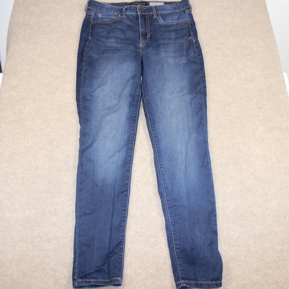 Aeropostale Womens High Waisted Jegging Dark Wash Blue Denim Jeans Size 6 Reg